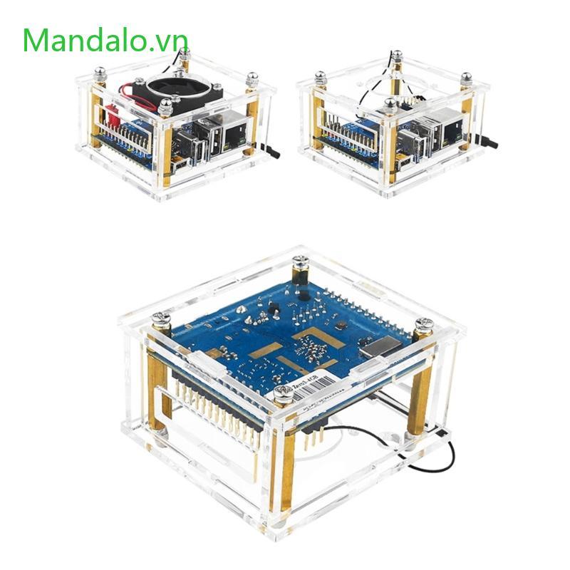 Quạt tản nhiệt vỏ Acrylic bền bỉ Met cho phụ kiện vỏ bọc Orange Pi Zero3