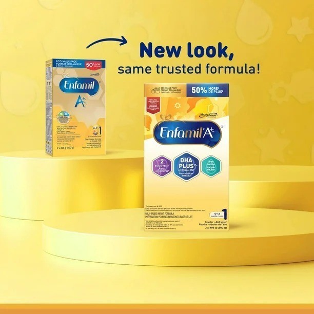 Sữa Enfamil A+ Canada số 1 - số 2 992gr