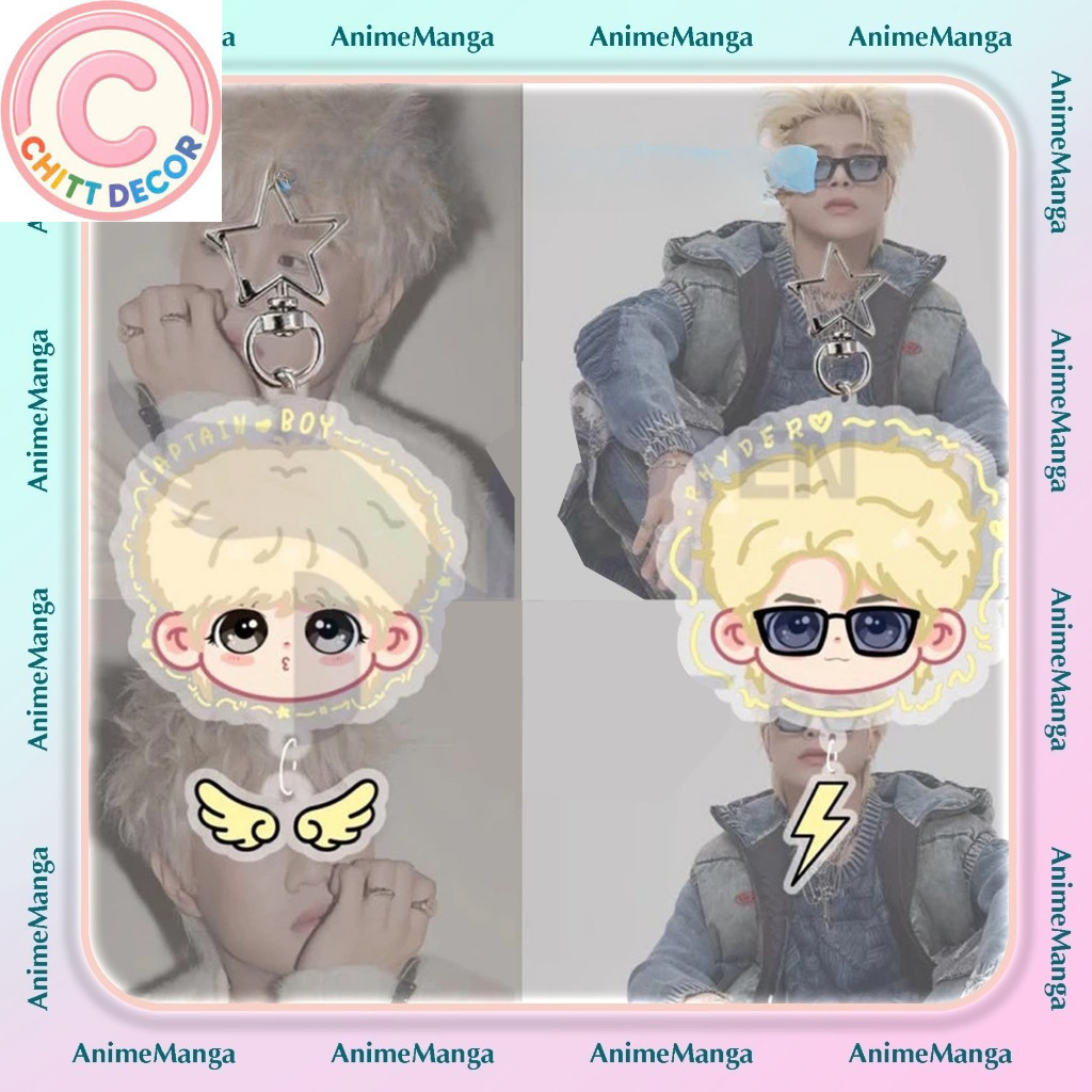 Móc khóa chibi Rhyder Captain Boy chất liệu acrylic