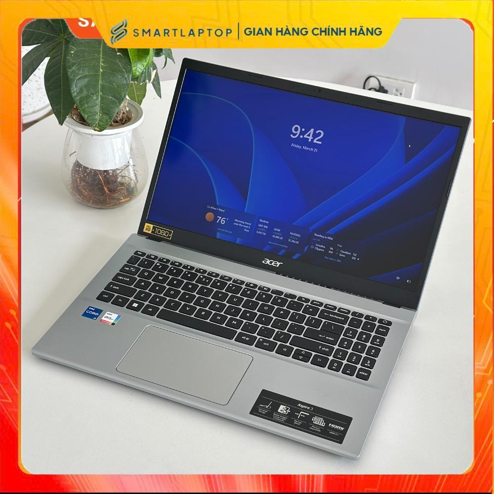 Máy tính Acer Aspire 3 Laptop 15.6" Ram  8GB 256GB Intel i5-1235U 1.3GHz Refubished