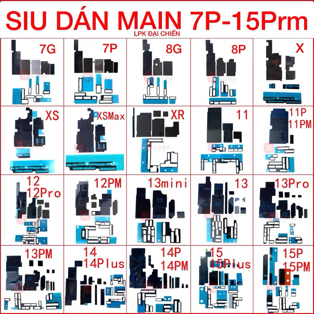 Siu Dán Main Zin Đủ Chân Socket Full 6-16prm - DNT Zin