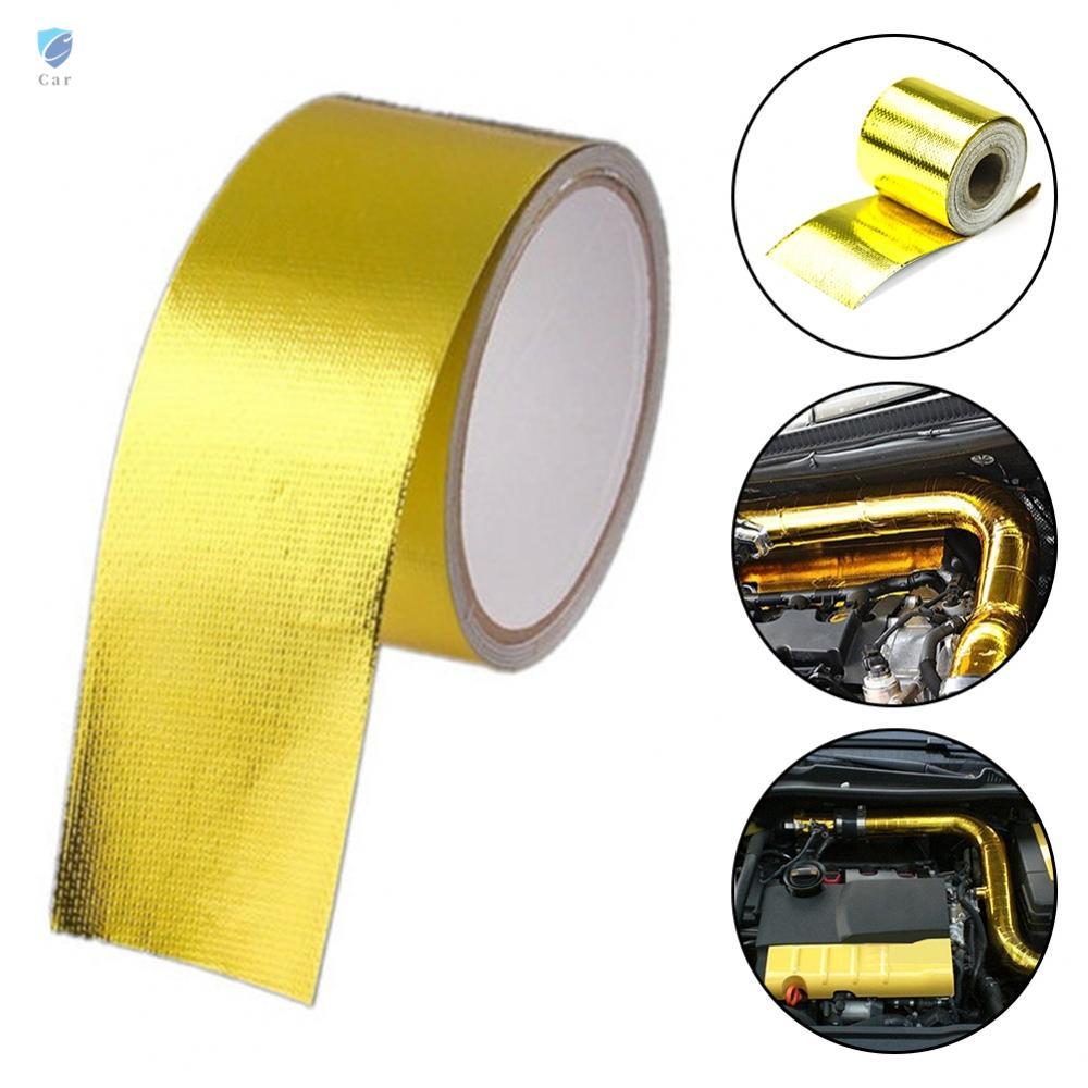 ⚡WDFU⚡Insulation Tape Air Intake Pipe Aluminum Foil Exhaust Tube High Quality
