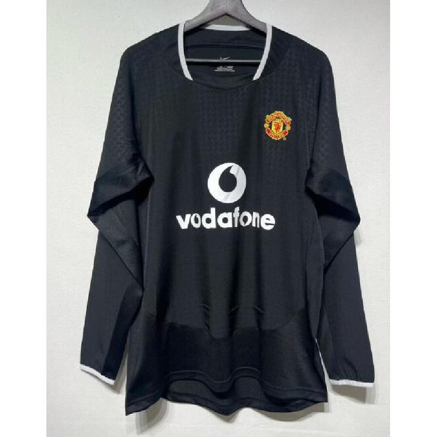 #M-U 03-04 Sân nhà sân nhà Retro Soccer Jersey Bóng đá #RONALDO Tay dài