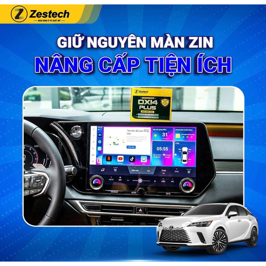 Bộ Android Box Zestech DX14 PLUS Bản Giới Hạn, Cấu Hình Siêu Mạnh, Bảo Hành 5 Năm