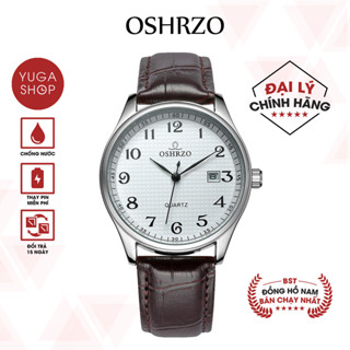 Đồng Hồ Đôi Nam Nữ O3 Dây Da Chống Nước Có Số To Rõ Nét