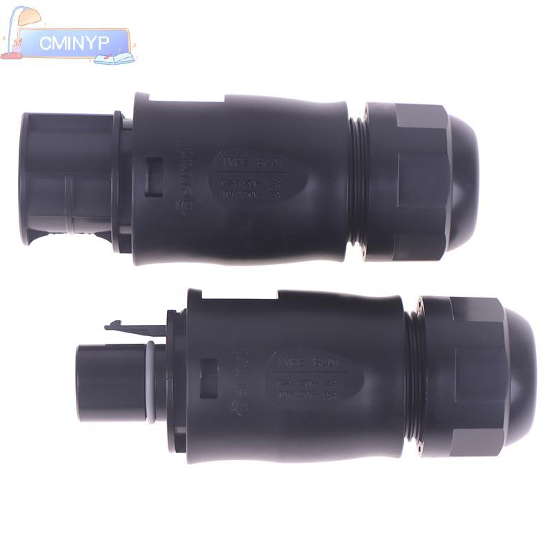 CMINYP BC01 3 Pin Kết Nối AC Nam Nữ IP68 Cho Lưới Năng Lượng Mặt Trời Buộc Micro Biến Tần Hoymiles D