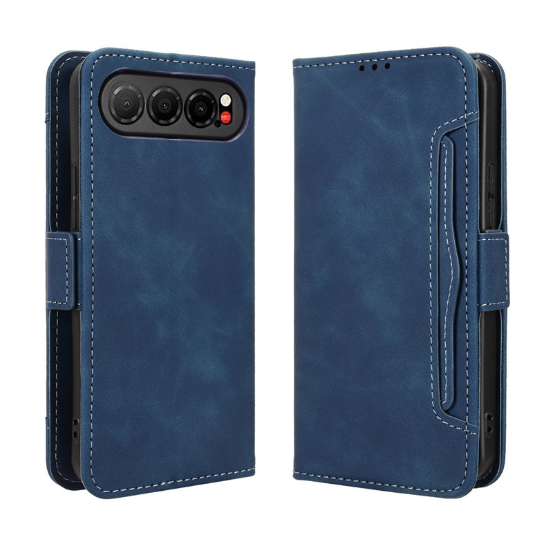 Dành Cho ZTE Nubia Air 5G Ốp Lưng Ví Cao Cấp Da Lật Nhiều Thẻ Khe Cắm Cho ZTE Nubia Air 5G Vỏ Điện T