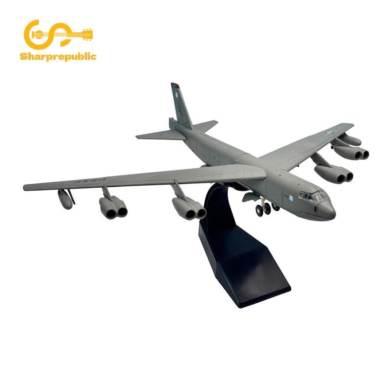 Sharprepublic 1 / 200 B52 Đồ trang trí Máy Bay Giả Vờ Chơi Trang Trí Đồ trang trí Máy Bay Có Chân Đế