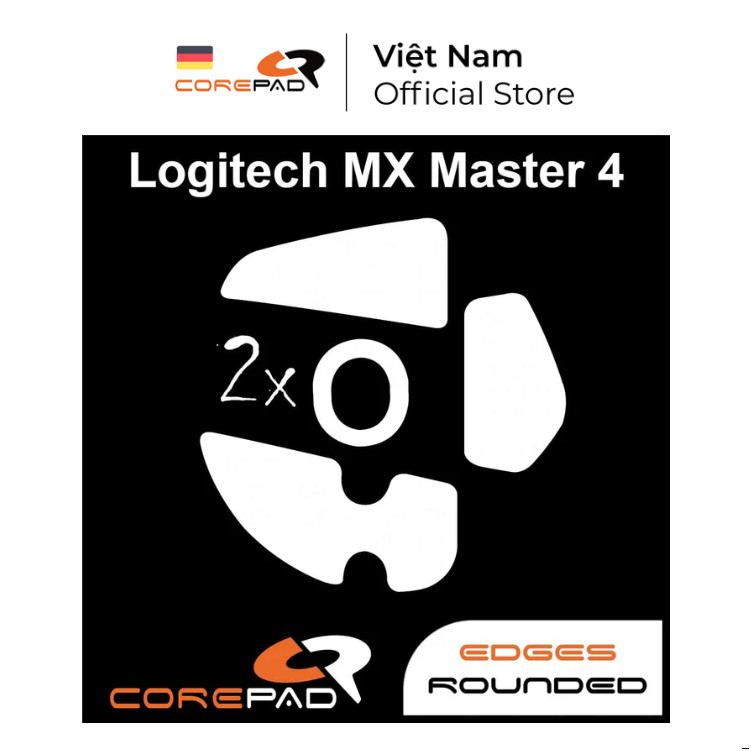 Corepad Skatez PRO – Feet PTFE cho Logitech MX Master 4 (2 bộ) - Corepad Store