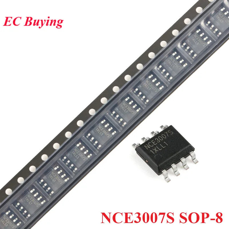 EC buying 10 Cái / lốc NCE3007S SOP-8 NCE3007 NCE 3007 3007S SOP8 -30V / -6.5A P-channel MOS FET Bộ 