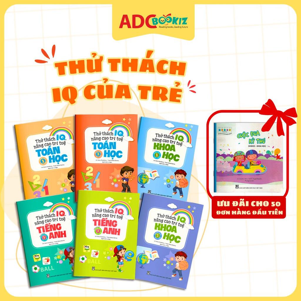 Sách - Thử Thách IQ Của Trẻ - Nâng Cao Trí Tuệ (Cả Bộ 6 Cuốn) - NXB Giáo Dục Việt Nam Dành Cho Trẻ 5