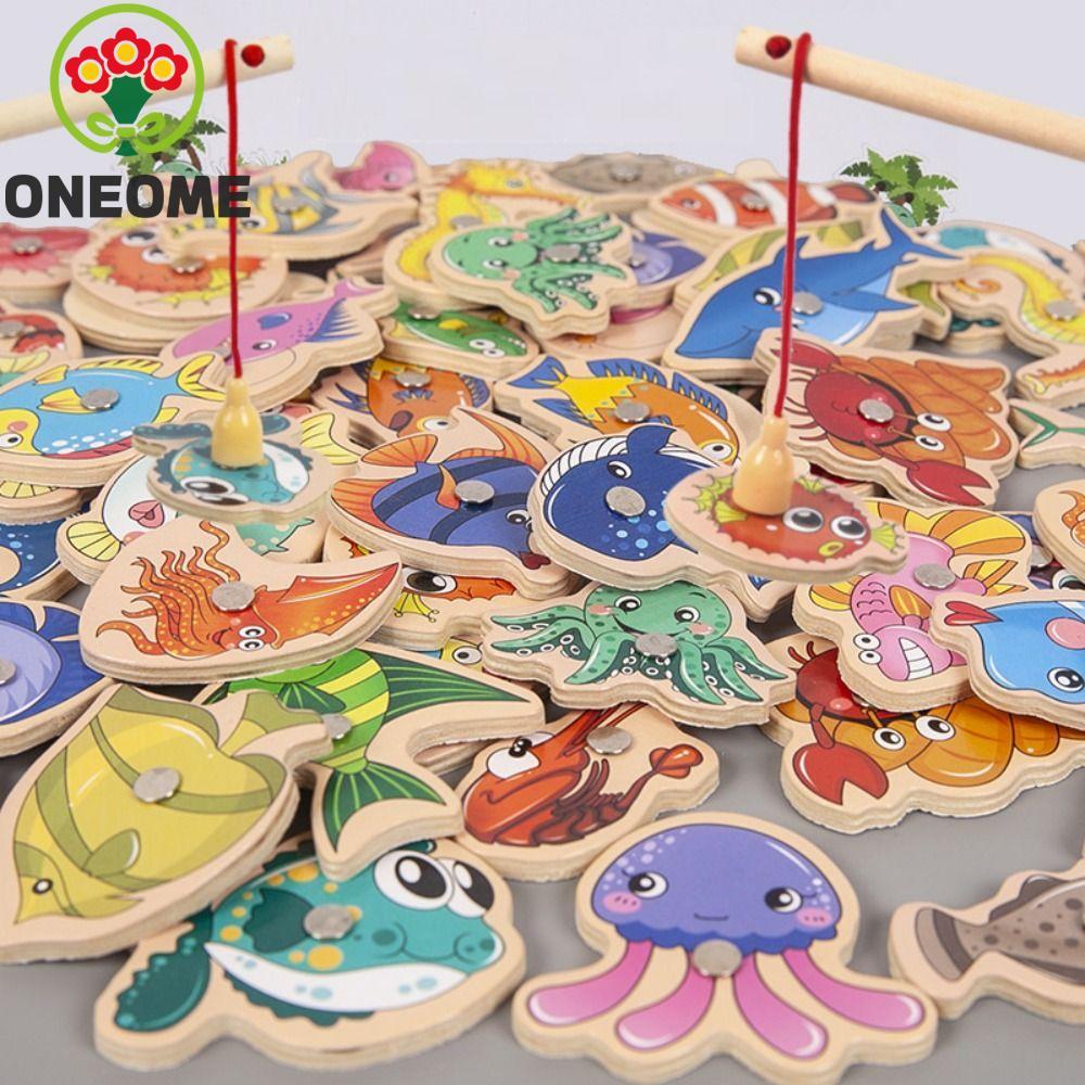 ONEOME Nhận Thức Trò Chơi Cá, Marine Life Đồ Chơi Câu Cá Bộ Chơi Câu Cá, Đồ Chơi Câu Cá Hoạt Hình Ng