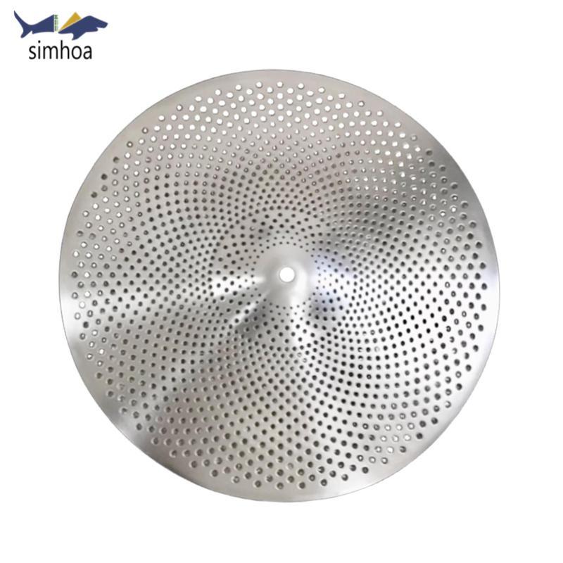 Simhoa Trống Tắt Tiếng Cymbal Thực Hành Cymbal Yên Tĩnh Cymbal Hợp Kim Bộ gõ Nhạc Cụ Thích Hợp Cho N
