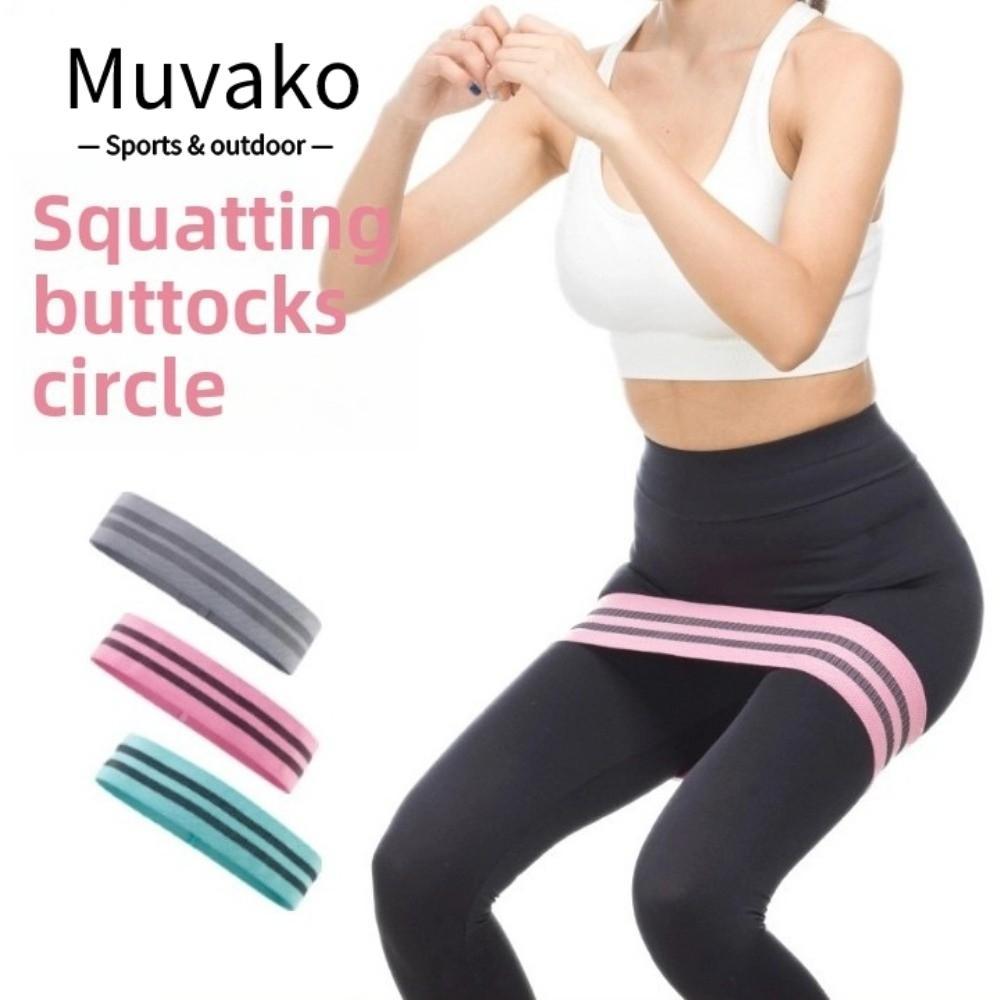 Muvako Dây kháng lực MUVAKO thun nâng mông 90lbs, chống trượt dành cho huấn luyện tại nhà