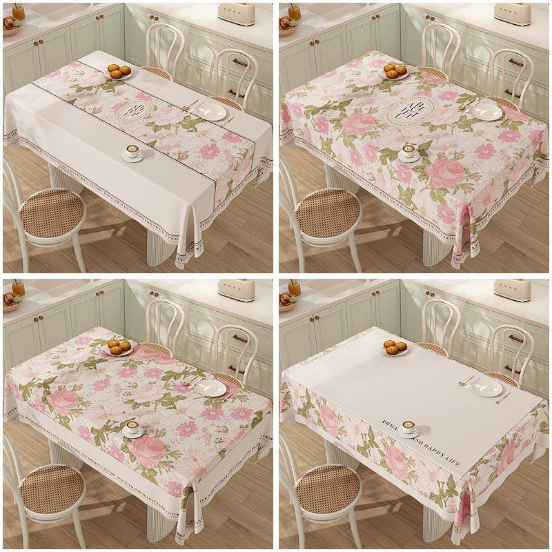 【Ready Stock】 Tablecloth Washable and Dustproof Coffee Table Tablecloth Home Decoration Nordic Style