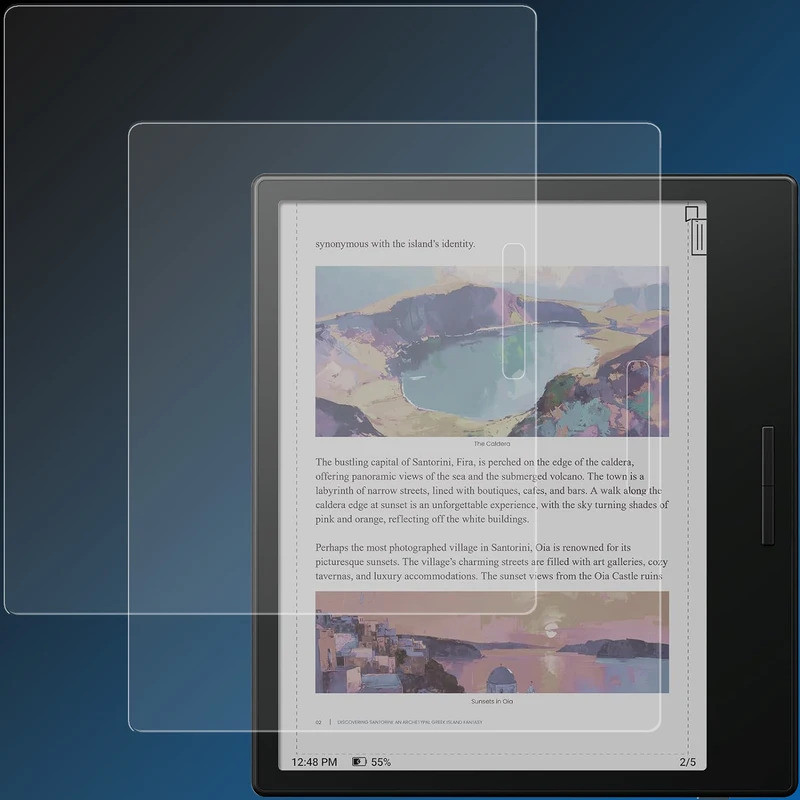 Miếng dán bảo vệ màn hình giống như giấy được thiết kế cho máy tính bảng Onyx Boox Go Color 7 / Leaf