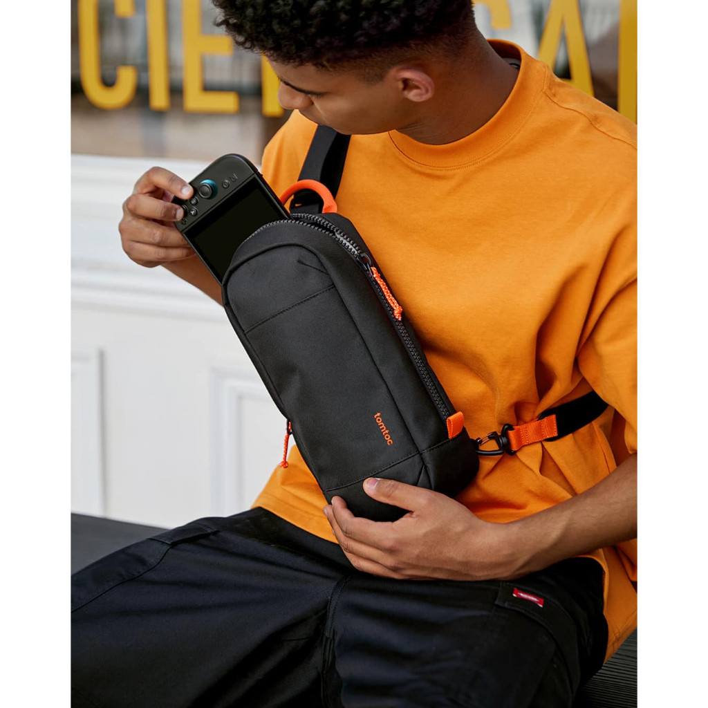 Túi đeo chéo đựng Nintendo Switch 2 Tomtoc (USA) GameOn Sling Bag chống sốc, chống nước, chính hãng | BigBuy360 - bigbuy360.vn