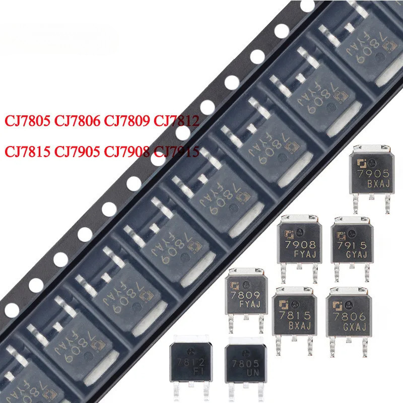 10 chiếc 7805 7806 7809 7812 7815 7905 7908 7815 CJ7805 CJ7806 CJ7809 CJ7812 CJ7815 LM7805 LM7805 LM