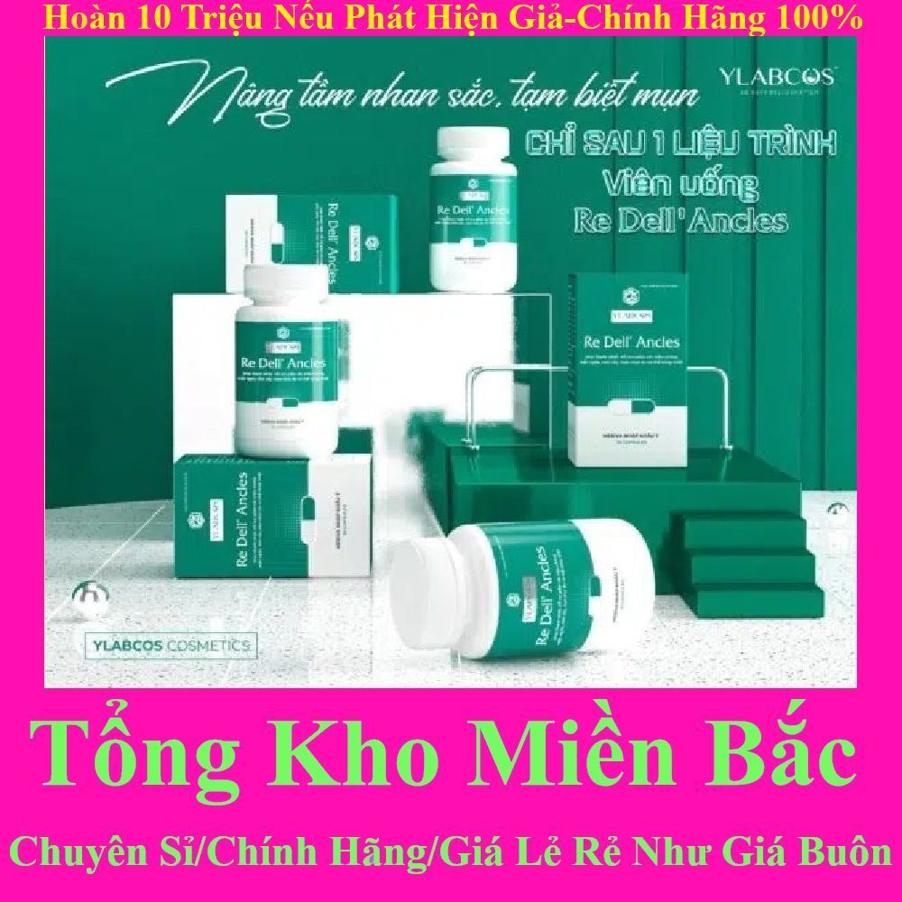 Viên uống ngừa mụn Re Dell' Ancles Ylabcos DrLacir ,Giúp ngừa các loại mụn,thanh lọc cơ thể (dr laci