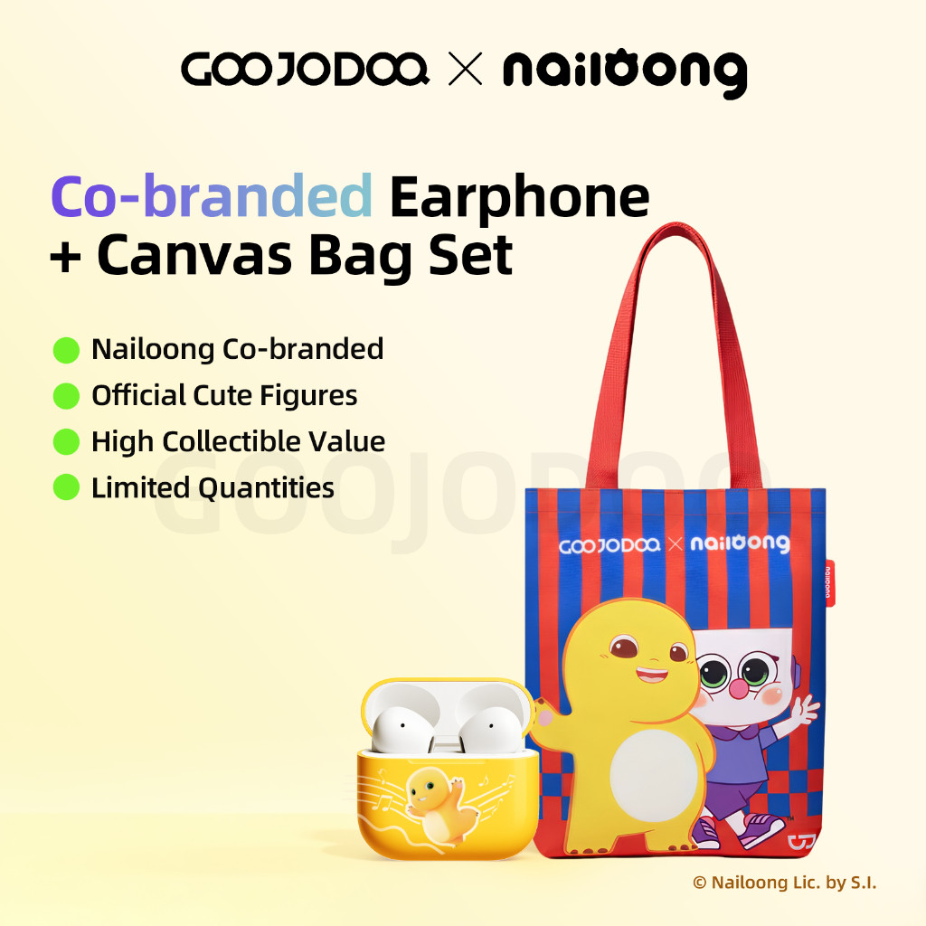 Túi vải GOOJODOQ nailoong Túi đeo chéo thời trang và dễ thương | BigBuy360 - bigbuy360.vn