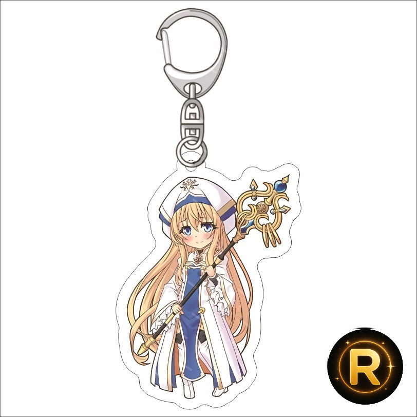 Móc Khoá, Mô Hình Standee Anime Gblin Slayer Shinkan, Goblin Slayer, Elf Trang Trí Bàn Học-R