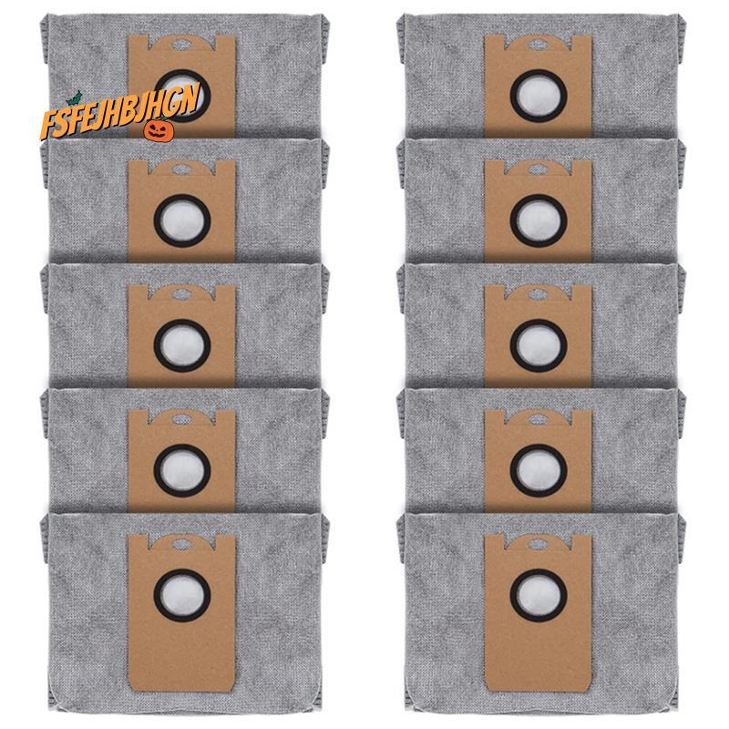 10 Túi Đựng Bụi Cho Trạm Tự Động RoboVac L35 Hybrid LR30 Hybrid LR20, Với Phụ Kiện Thay Thế Vải Than