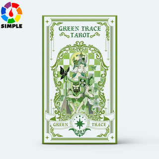 Green Trace Tarot - Story-driven Deck, Mystical Divination