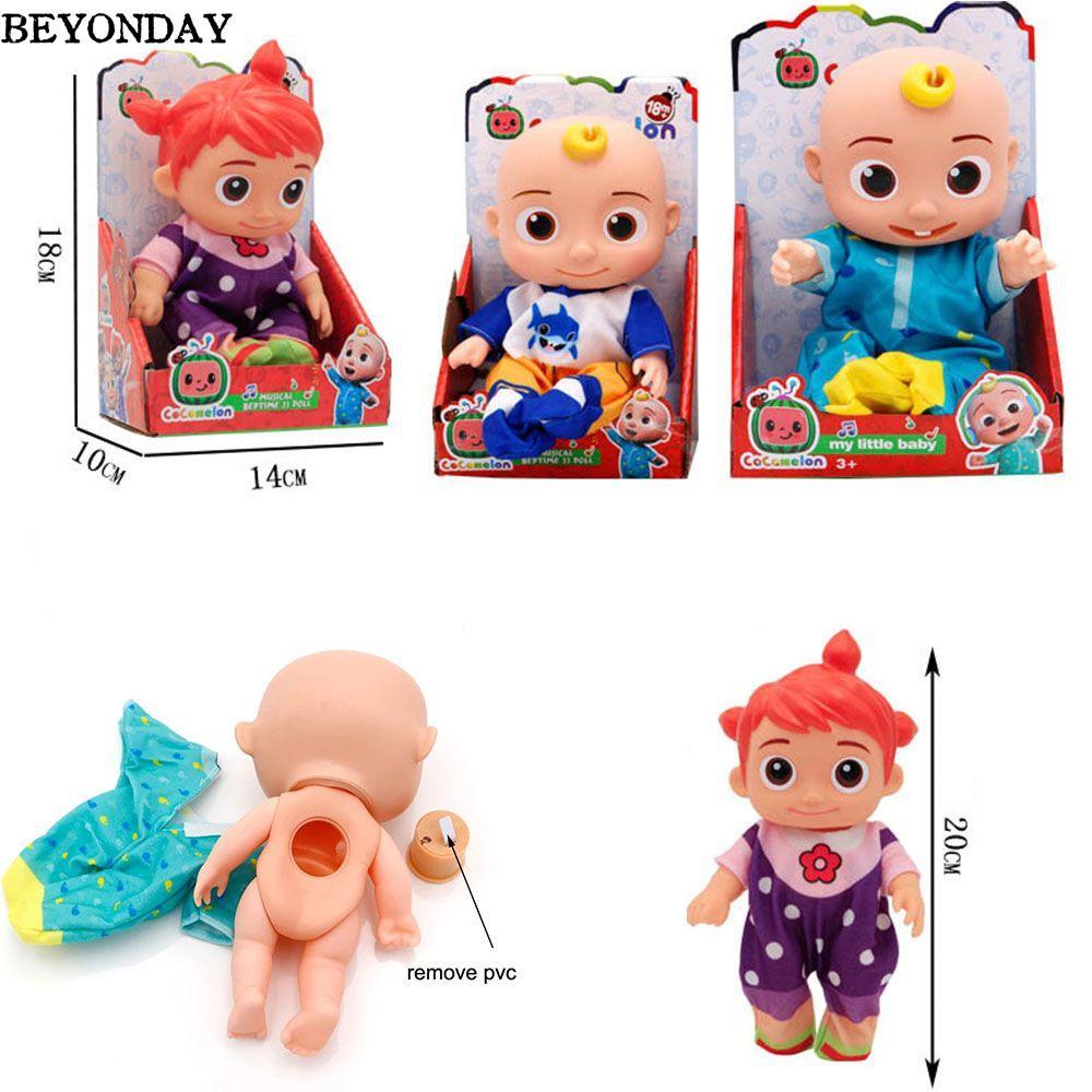 BEYONDAY Đồ chơi nhồi bông âm nhạc 8 Inch Đồ chơi thời gian đi ngủ Âm nhạc Jayjay