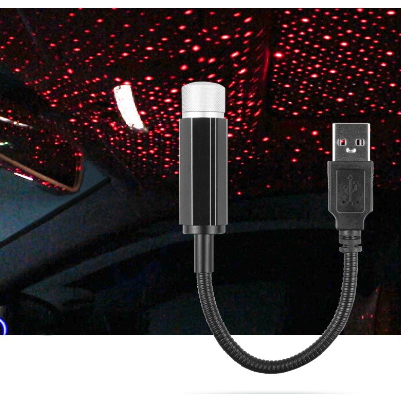Đèn Led Chiếu Trần Xe Ô Tô, Bầu Trời Sao Chiếu Trần Xe Ô Tô, Chiếu Trần Nhà Cắm Cổng USB .