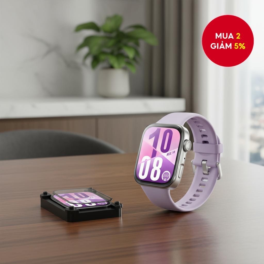 Miếng dán màn hình 3D TPU bảo vệ toàn diện cho Huawei Watch Fit4, Fit4pro và Fit 4.