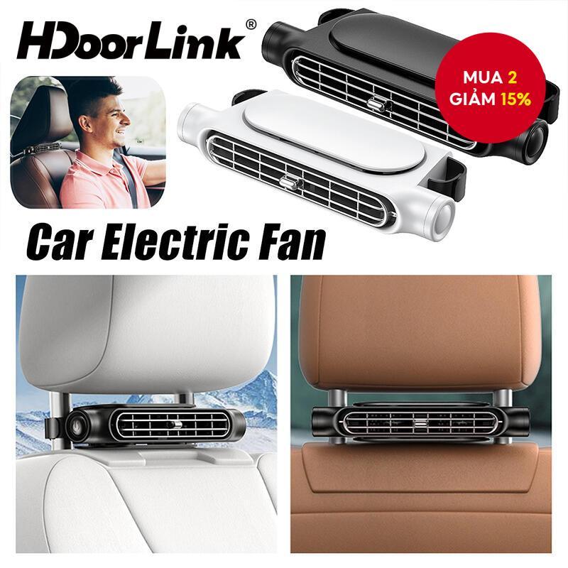 Quạt Ghế Xe Hdoorlink 3 Tốc Độ, Quạt Làm Mát Có Thể Điều Chỉnh Cho Ghế Sau, Quạt Usb Làm Mát Không Khí Cho Xe hơi