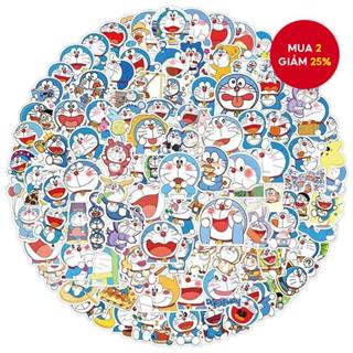  103 Chiếc Hoạt Hình Dễ Thương Doremon Chống Thấm Nước Dán Cho Mũ Bảo Hiểm Xe Đạp Tay Tài Khoản Bút Chì Đề Can 