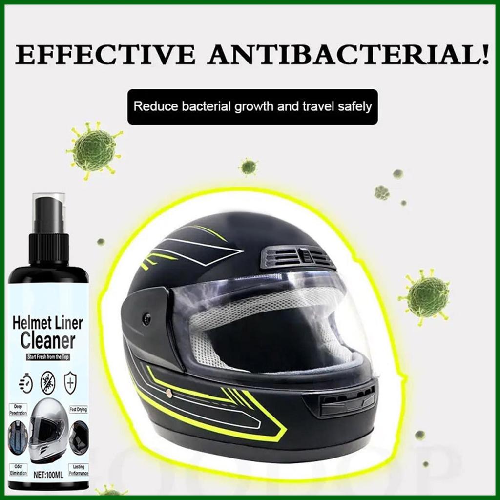 Mũ bảo hiểm Liner Cleaner Thể thao ngoài trời Mũ đội đầu 100ml Xe đạp Đi xe đạp Mũ bảo hiểm Liner Cl