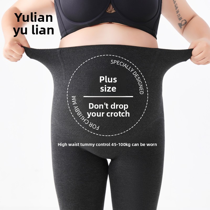 Áo khoác ngoài mùa đông dành cho nữ Plus Size Quần dày lót lông cừu có chiều rộng cao Kiểm soát bụng