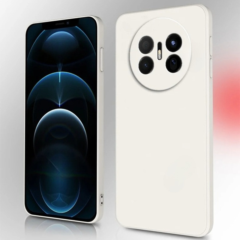 Ốp Điện Thoại Silicon Lỏng Vuông Bảo Vệ Camera 360 Ốp Lưng Chống Sốc Cho Huawei Mate 70 80 RS Ultima