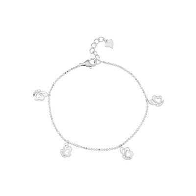 Lắc tay Bạc đính đá PNJSilver XMXMW060382
