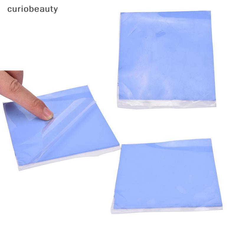 {CURUI} Tản nhiệt CPU GPU xanh Tấm silicon dẫn nhiệt làm mát 100mmx100mmx2mm {curiobeauty}