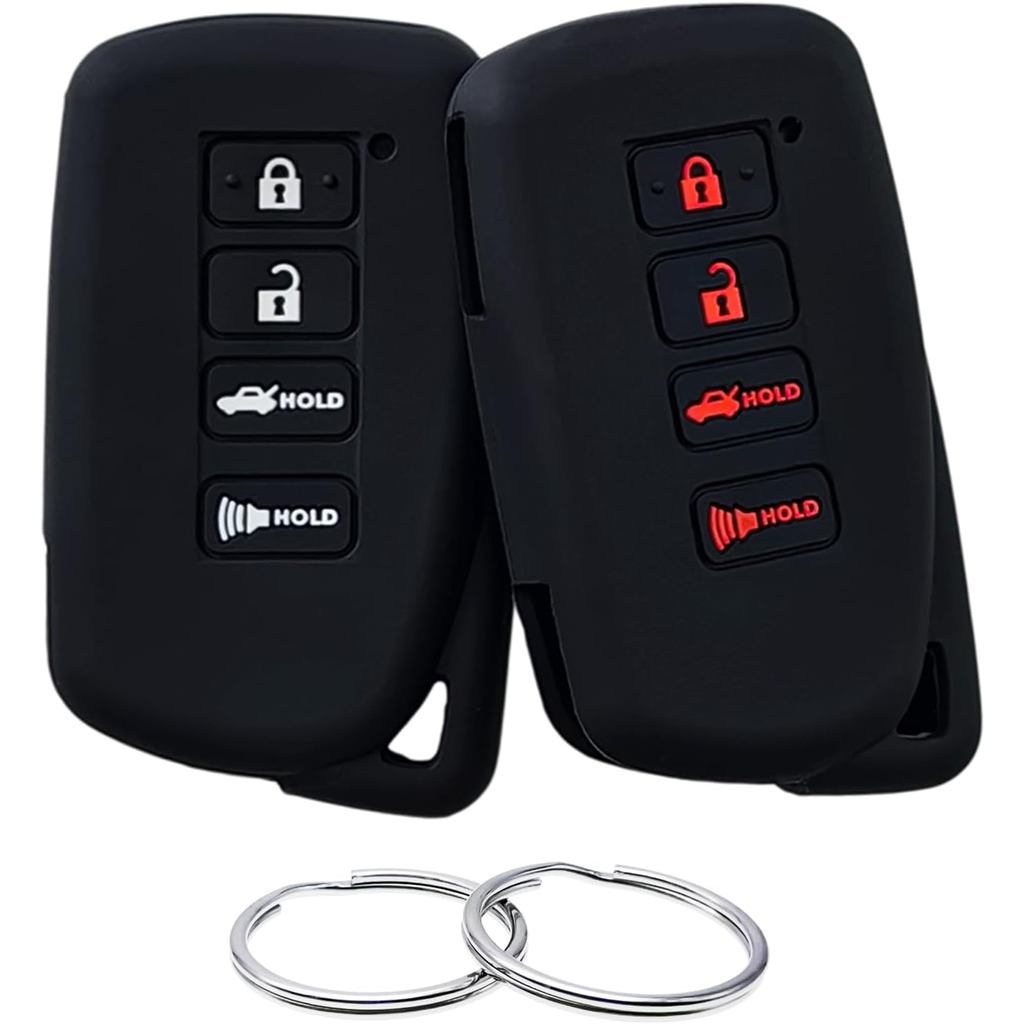 Vỏ bọc chìa khóa cao su silicon Tương thích với 2013-2021 Lexus ES300h ES350 GS450h IS200t IS300 IS3