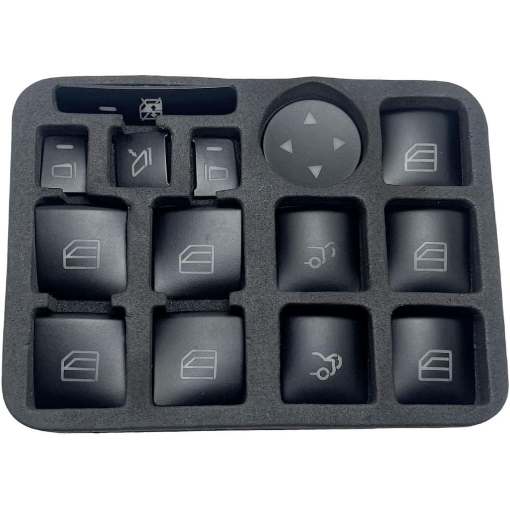 14 Gói Nội Thất Cửa Tay Vịn Cửa Sổ Nút Viền Bao Tương Thích Với A B C E G GLA CLA GLK GL ML GLE Clas