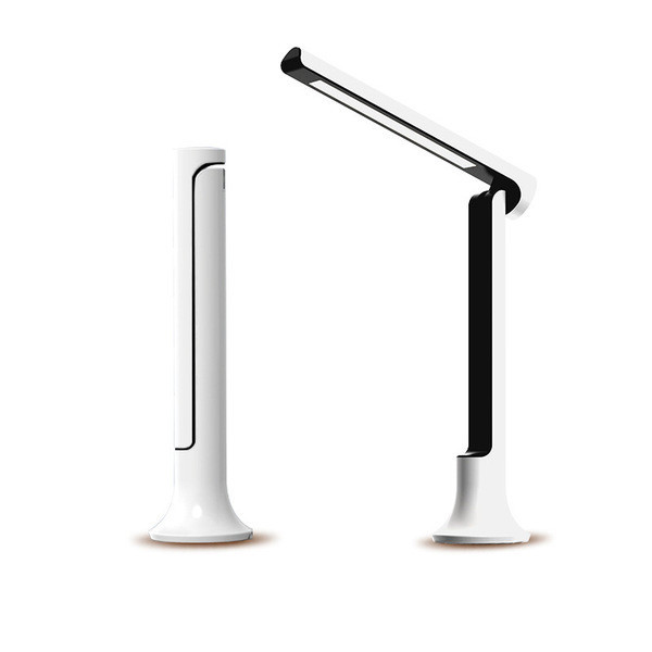 mini study lamp desk study lamp Đèn bàn bảo vệ mắt gấp hình trụ led ba đèn màu có thể sạc lại Plug-I