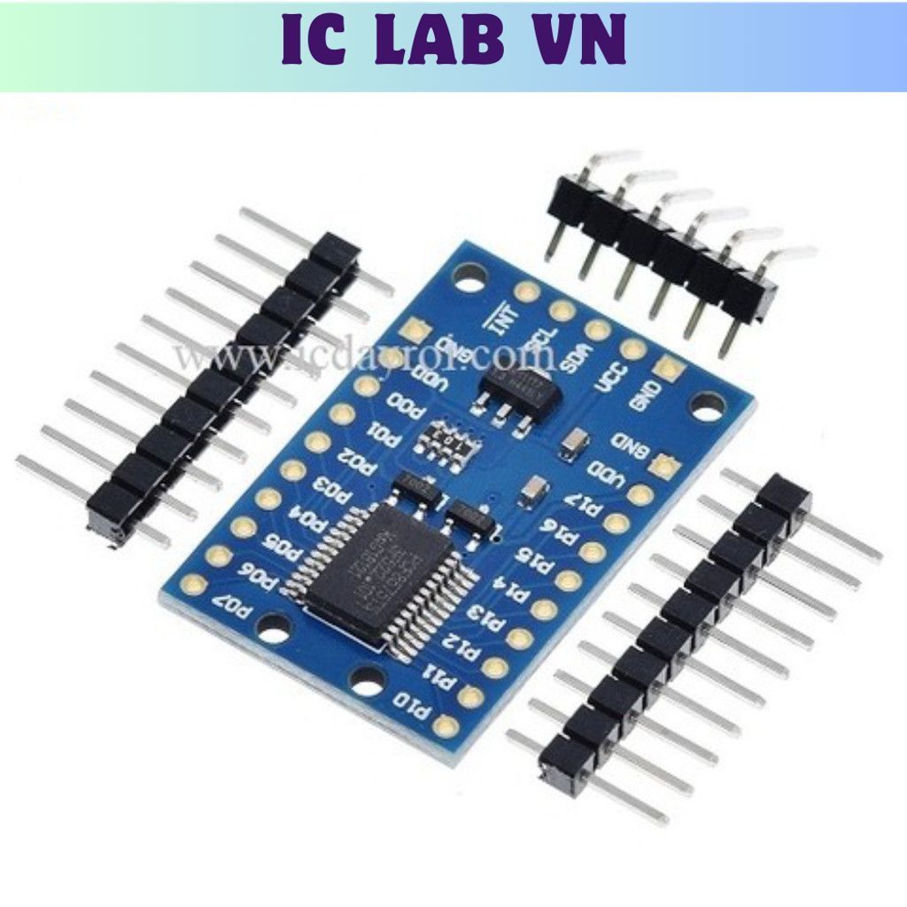 Mạch Mở Rộng I2C To 16 Cổng IO PCF8575 Ic Lab VN