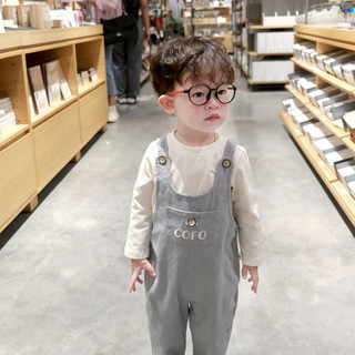 Set Yếm Bé Trai BEEMO In Hình Dễ Thương, Có Kèm Áo Dài Tay, Phù Hợp Mùa Thu Đông 5247BDB