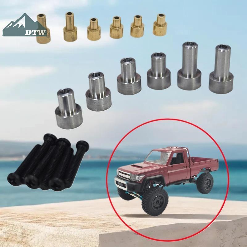 DTW 1 Bộ Cho 1 / 12 Bánh Xe Lớn Sửa Đổi Đặc Biệt Phần MN82 MN82S Vỏ Xe Kim Loại Nâng Cột Nâng Cao Gi