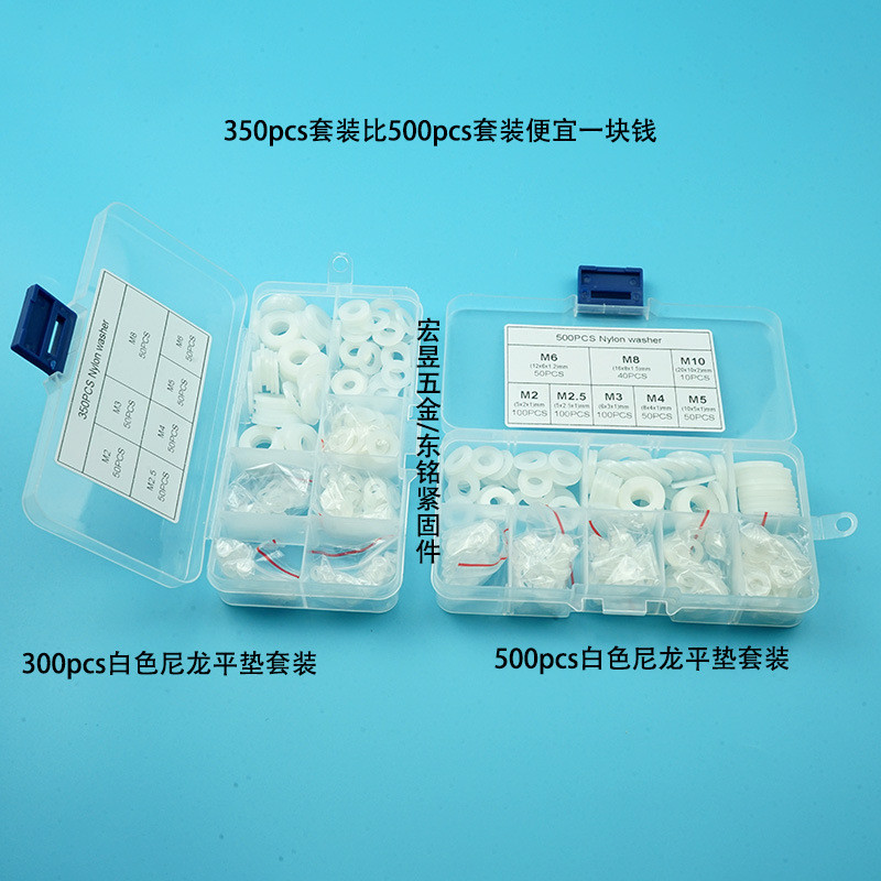 Bộ hộp đệm cao su cách nhiệt Nylon trắng PA66