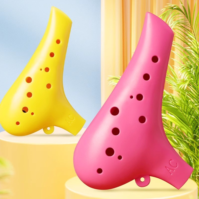 Học sinh tiểu học Ocarina Chuyên dụng Nhạc cụ Ocarina 12 lỗ ac-Key Người mới bắt đầu Alto c-Key Nhựa