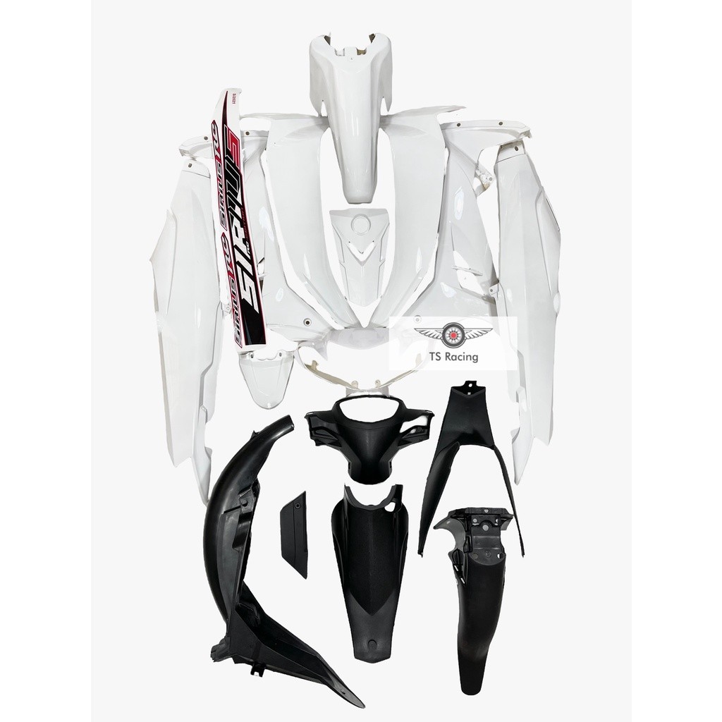 Dàn áo sirius 110 - sirius 50 - màu trắng - tặng team 3 lớp