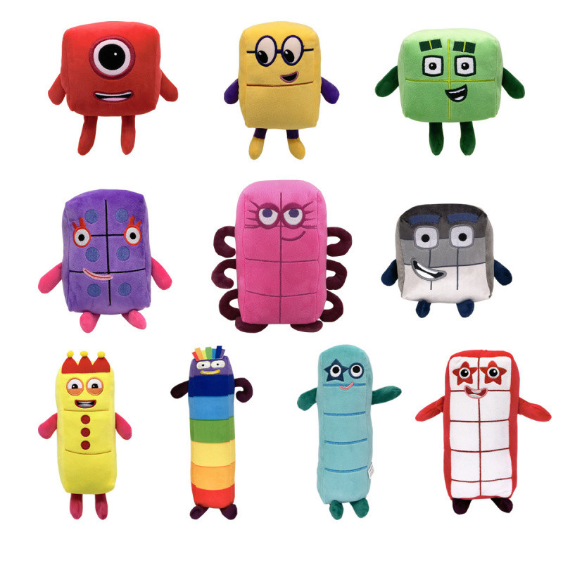 Xuyên Biên Giới Sản Phẩm Mới Numberblocks Numberblocks Sang Trọng Số Búp Bê Khối Xây Dựng Đồ Chơi Tr