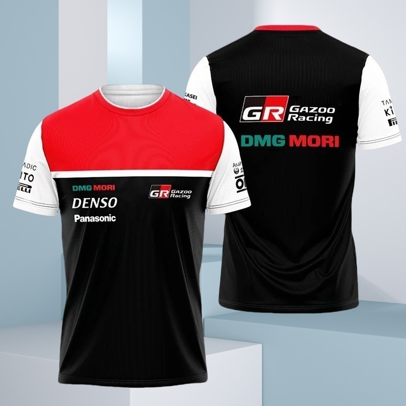 "Áo thun nam khô nhanh - F1 Extreme Sports Áo ngắn tay cổ tròn thoáng khí dáng rộng vừa vặn để đi xe