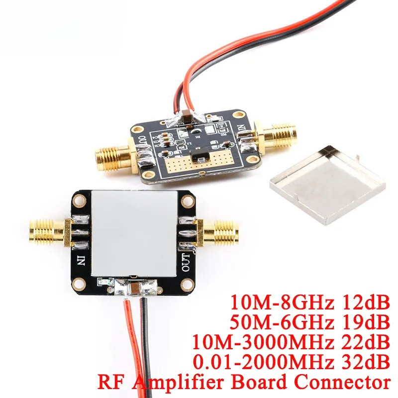 Mô-đun bảng khuếch đại RF 10M-8GHz 50M-6GHz 0,01-2000 MHz 10M-3000 MHz khuếch đại tăng băng thông rộ