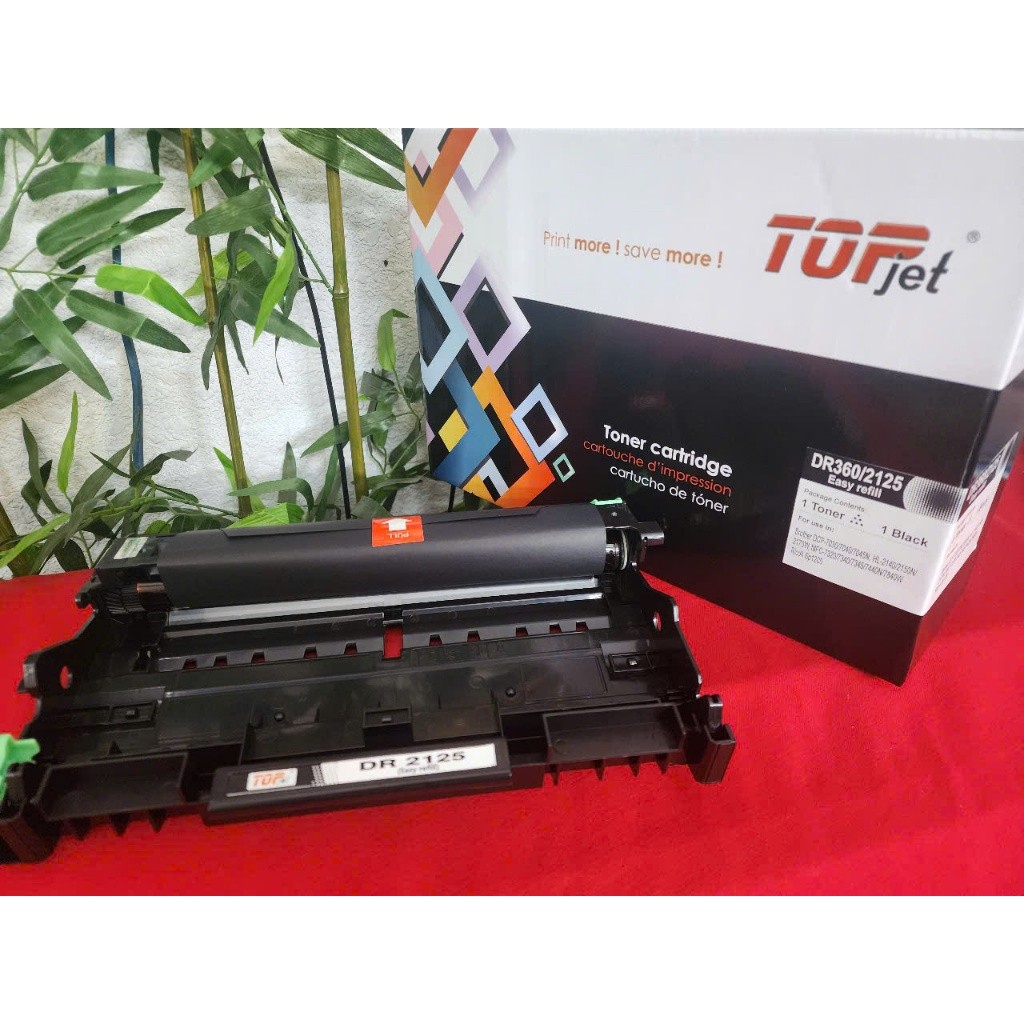 Hộp mực Topjet máy brother HL2140/7080 TN360/TN2140 /TN2130+ CỤM DRUM DR2120/2125